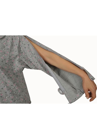 Caretex New BH-800 Bacak Kol Fermuarlı Bayan Hasta Bakım Tulumu