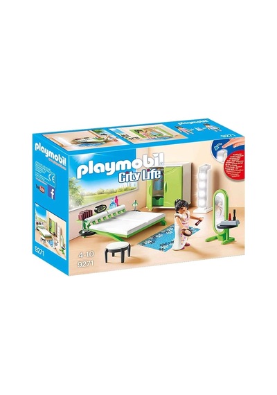 Playmobil 927 City Life Çalışan Lambalı Yatak Odası Eğlenceli Ve Yaratıcı Rol Yapma 4 Yaş Ve Üzeri Uygundur