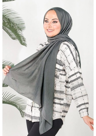 Harem Scarf İncila Şal - Koyu Füme