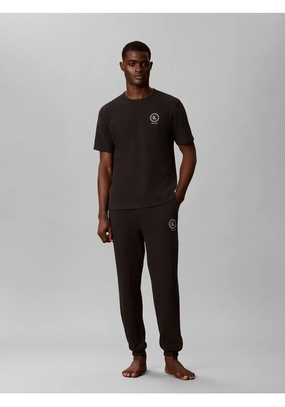 Calvin Klein Waffle Jogger, Ub1 Siyah Erkek Eşofman Altı