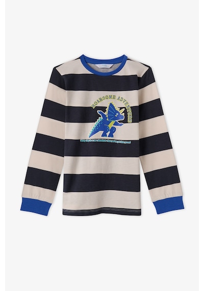 Penti Erkek Çocuk Roarsome Pamuklu Uzun Kollu Pijama Takımı Çok Renkli
