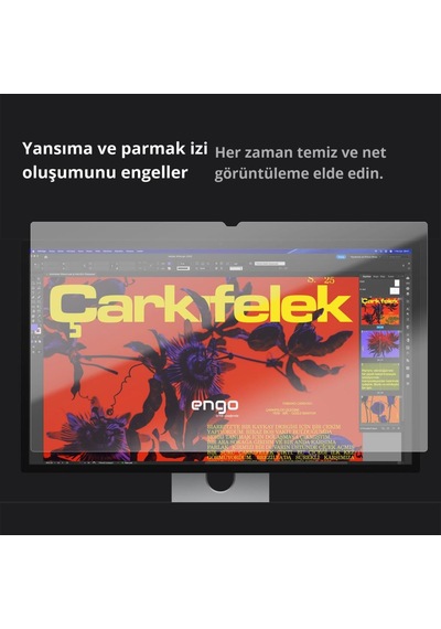 Apple Uyumlu Studio Display Mat Ekran Koruyucu 27 İnç 9h Nano
