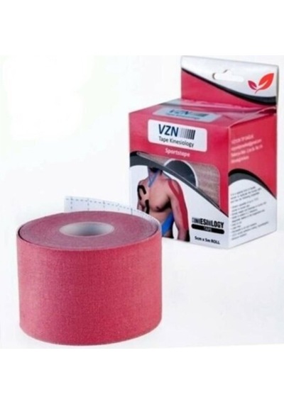Vzn Kinesiology Tape  Bandı 5 CM x 5 M Kırmızı