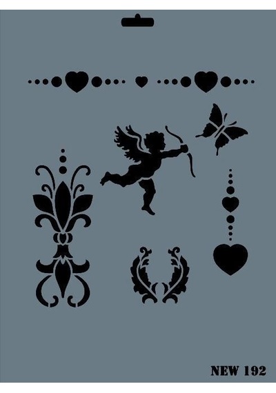 Mey İthalat Rich New Seri N-192 Stencil 35x25 Cm 1