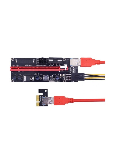 Pcı E 1X To 16X Usb 3.0 Riser Ekran Kartı Bitcoin 009S 9. Nesil