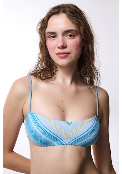 Penti Çizgili Renkli Nell Bandeau Bikini Üstü
