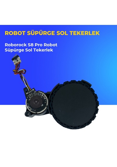 Roborock S8 Pro Robot Süpürge Sol Tekerlek
