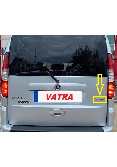 Doblo Panorama 1.6 Malibu 2007 Multijet Kırmızı "j" Krom Bagaj Yazı