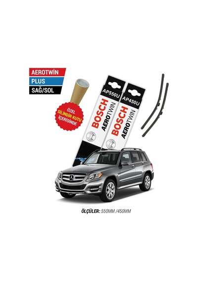 Bosch Aerotwin Plus Mercedes GLK Silecek Seti (2014-2016)