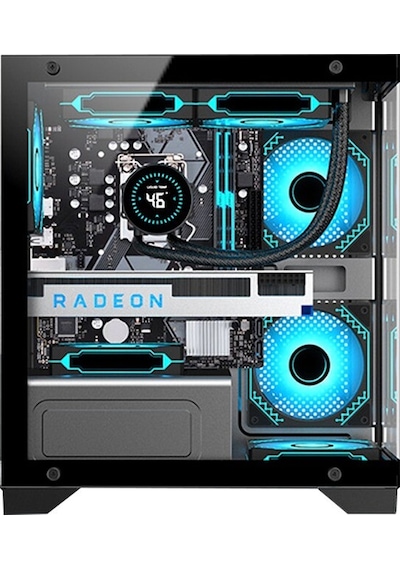 Oexpert Tornado 5 Argb Fanlı Beyaz Mini Akvaryum Kasa