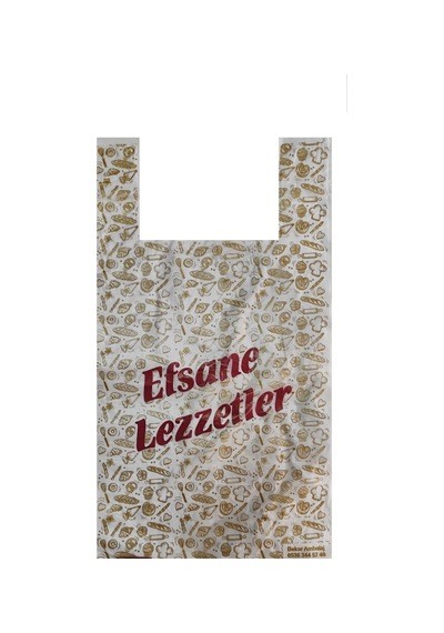 Hışır Poşet Büyük Boy 30x58 Cm Efsane Lezzetler -1 Kg