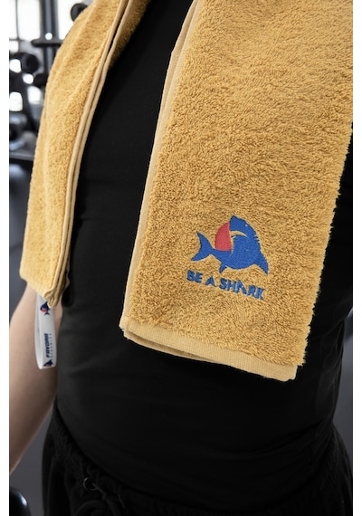 Sporcu Antrenman Havlusu Gym Fitness Plates Boks Tenis Spor Havlu Hardal