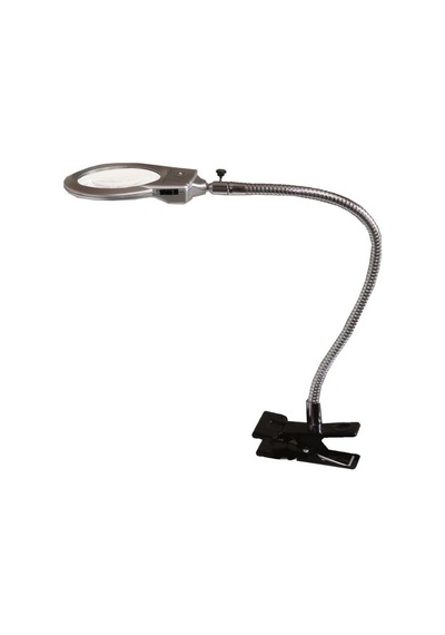 Spiralli Klipsli Büyüteç - Led Işıklı 13Cm Mg15120-C