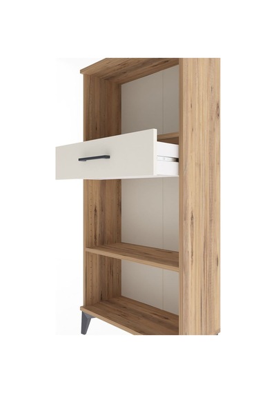 Arges Dolap 2 Raflı Tek Çekmeceli 60x30x134 Çam-aytaşı Çam