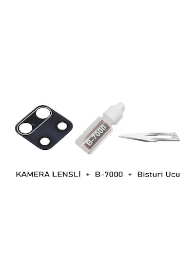 Xiaomi Redmi Note 9 Pro Arka Kamera Lensi Cam + B-7000 İnd16134