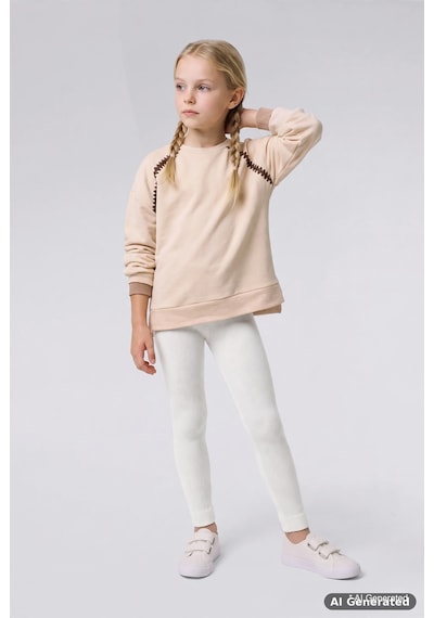 Defacto Unisex Külotlu Tayt Çorap I2998aunswt1 Beyaz-wt1