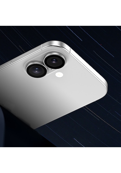 Apple Uyumlu   iPhone 17 Benks Glass Warrior Cam Kamera Lens Koruyucu Gümüş