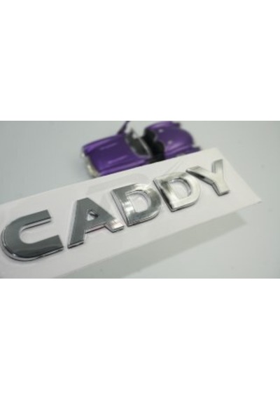 Volkswagen Caddy Bagaj Krom Abs 3M 3D Yazı Logo Amblem
