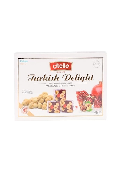 Nar Aromalı Fındıklı Lokum 400g