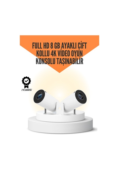 10.000 - 194 - Oyun Destekli, Çift Kollu 4k Projeksiyon Hdmı, Usb, Aux, - Csmo-tex - Ethernet Yok