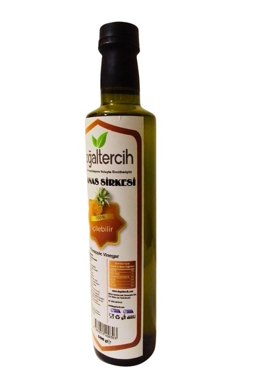 Doğaltercih Doağltercih İçilebilir Doğal Fermantasyon Ananas Sirkesi 500 Ml