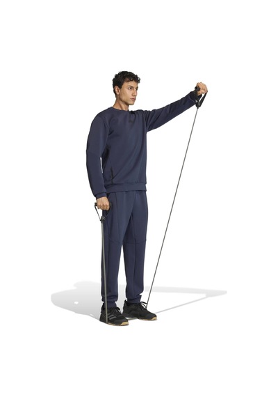 Legınk Adidas Erkek Günlük Kapşonlu Eşofman Üstü D4t Crew Sweats Ka4811 Lacivert