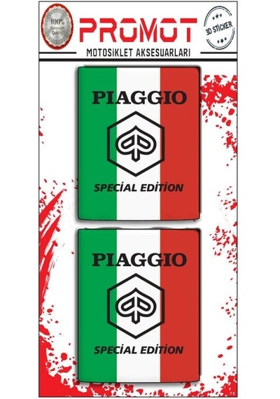 Pıaggıo Damla Logo Sticker 08 Diğer