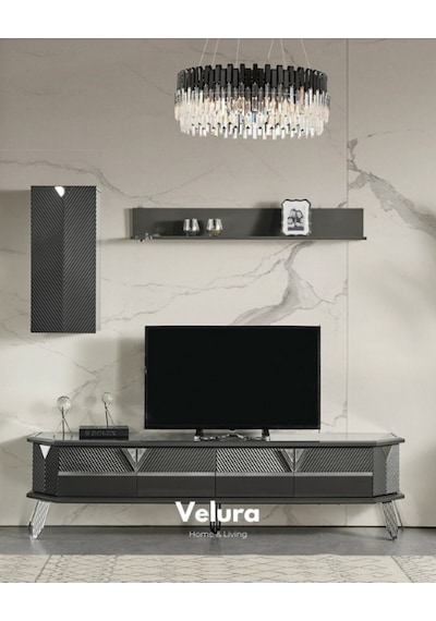 Madrid Modern Tv Ünitesi Siyah