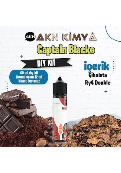 Captain Blacke Dıy Kit Gıda Aroması %20 Oranda Aroma İçerir Hazır Değildir 60 Ml