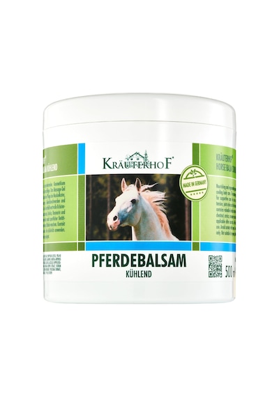 Kräuterhof At Balsamı At Kestanesi Arnica Biberiye Ve Nane Yağından Elde Edilen Değerli Bitki Özlerini Soğutur Ve Canlandırır, 500 Ml Alüminyum Folyo İle Mühürlenmiş Küvet
