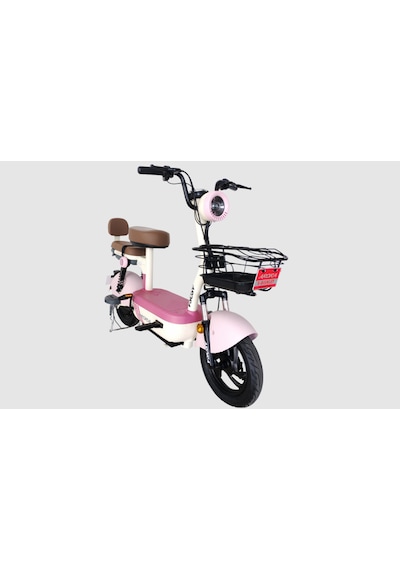 Arora Casper Elektrikli Motosiklet 48v12ah 249w Elektrikli Moped E-bike 25 Km/h Şehir Içi Ulaşım Aracı Pembe