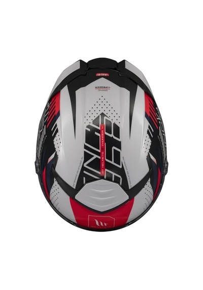 Mt Helmets Mt Thunder 4 Sv Luminence A7 Motosiklet Kaskı Siyah Gri Kırmızı
