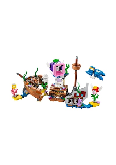 LEGO® Super Mario™ Dorrie'nin Batık Gemi Macerası Ek Macera Seti 71432 7+ Yaratıcı Oyuncak Yapım Seti - 500 Parça