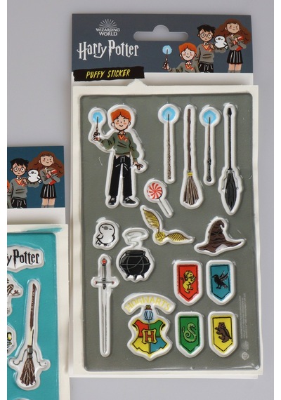 X Dekomus "wizard Icons Collection" Harry Potter Lisanslı Puffy Sticker Tekli Altın