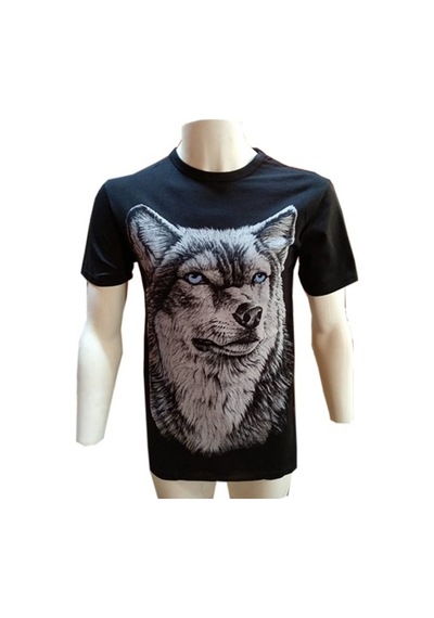 Evox Kurt Baskılı Penye Tişört Beyaz Bay-Kadın S,M,L,Xl
