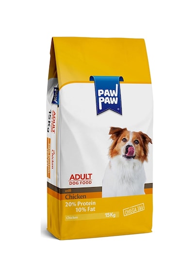 Paw Paw Tavuklu Yetişkin Köpek Maması 15 KG
