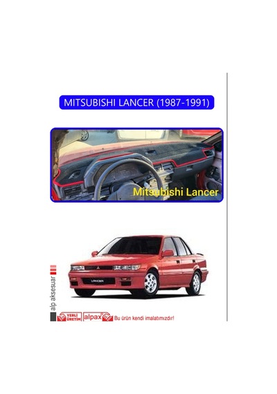 Mıtsubıshı Lancer 1987-1991torpido Koruma Halısı Mavi Kenar