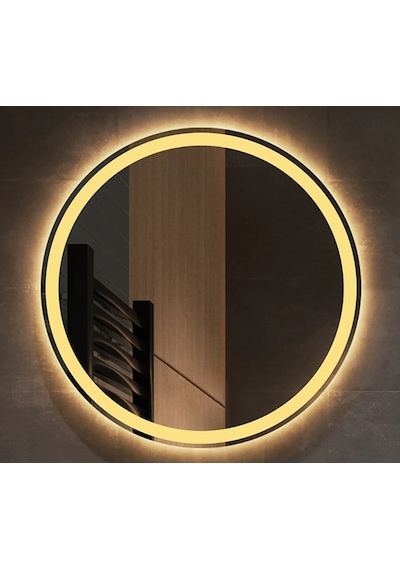 Banyo Lavabo Aynası Ledli Yuvarlak 70 CM Ayna