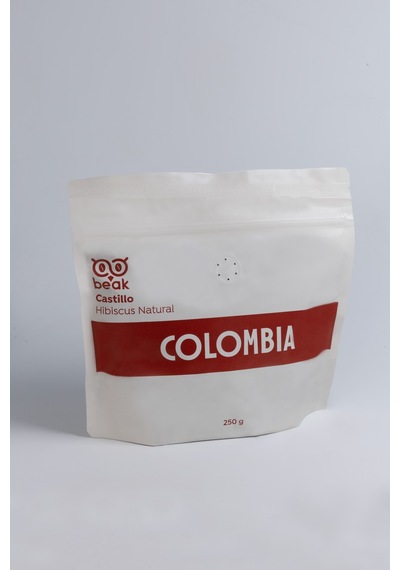 Colombia Hibiscus Natural Çekirdek Kahve 250 Gr , %100 Arabica Çekirdek Kahve