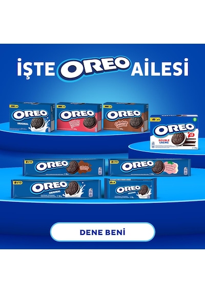 Oreo Bisküvi Çikolatalı 228gr - 4 Paket