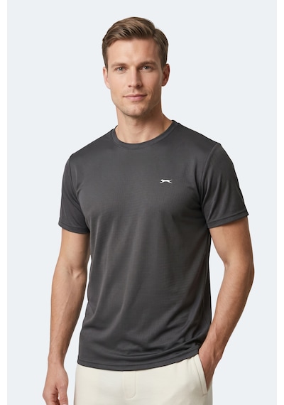 Slazenger Kayda Erkek Koyu Gri Tişört
