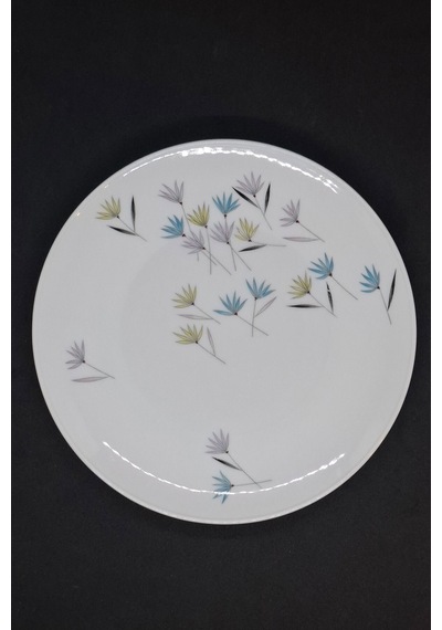 Rosenthal Selb Germany Porselen Pasta Tabağı 19 Cm Metalik
