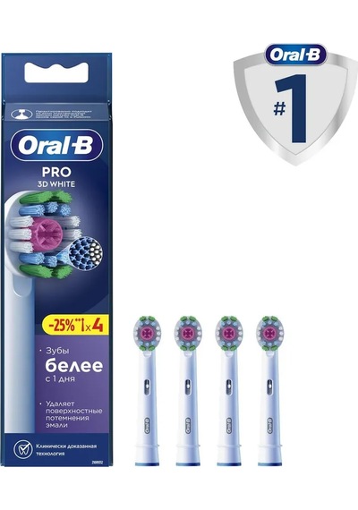 Oral-b Proexpert 3d White Diş Fırçası Başlığı, 4 Adet 355843770