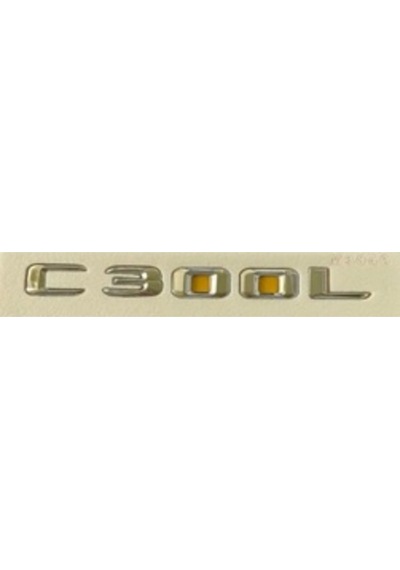 Mercedes Uyumlu Yazı C 300 L Krom