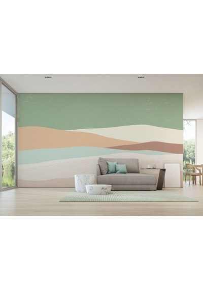 Minimalist Soyut Boho Modern Duvar Kağıdı-5541 Çok Renkli