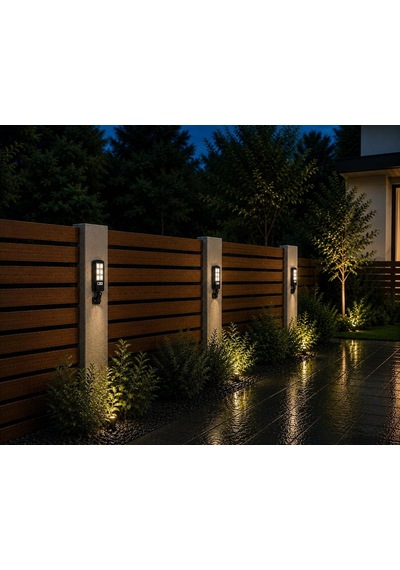 Güneş Enerjili Solar Led Bahçe Lambası, Kumandalı Hareket Sensörlü 3 Modlu Ip65 Dış Mekan Duvar Aydınlatma, Ayarlanabilir Solar Aplik, Balkon Teras Garaj Diğer
