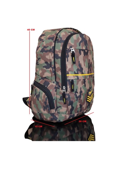 Konfores 1169 Unisex Anatomik Sırt Çantası-Haki