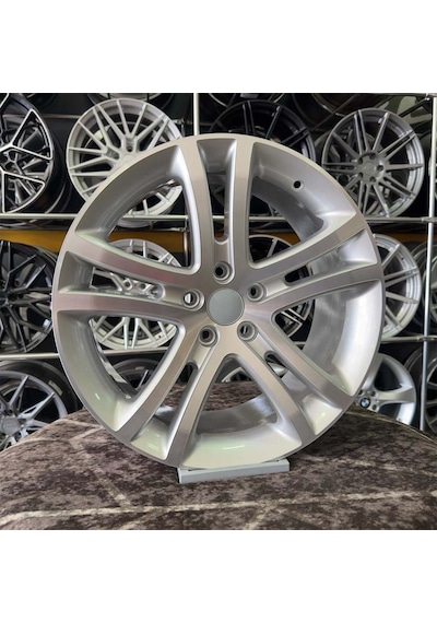 17" İnç 5x100 Savannah Polo İbiza Egea Uyumlu Gümüş Jant Modeli
