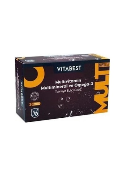 Vitabest Multivitamin 30 Yumuşak Kapsül