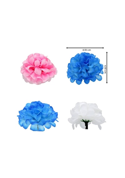 Yapay Çiçek, Kumaş Karanfil Kafası - 4,5 Cm, Pembe
